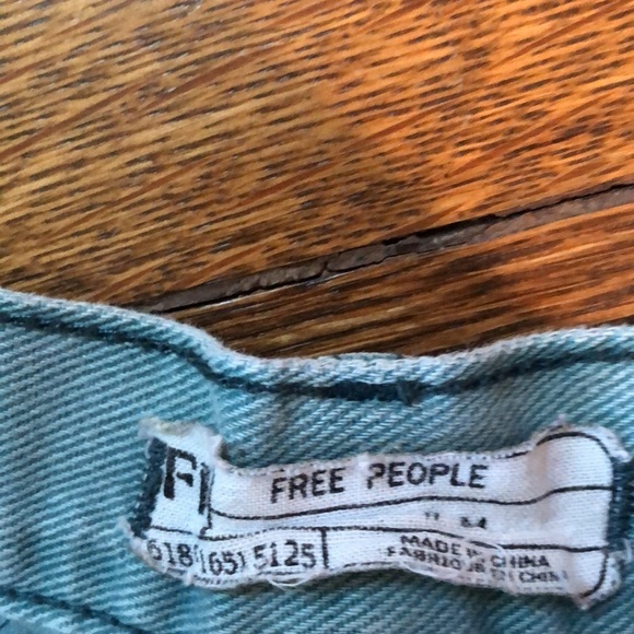 Free People Cutoff Denim Shorts - Picture 2 of 3